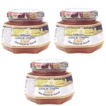 Kit com 3 Potes de Geleia Diet de Gengibre 270g Fazenda Sonnenhof