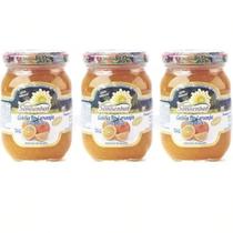 Kit com 3 Potes de Geleia Extra de Laranja com Casca 320g - Fazenda Sonnenhof Kit com 3 Potes de Geleia Extra de Laranja com Casca 320g - Fazenda Sonnenhof