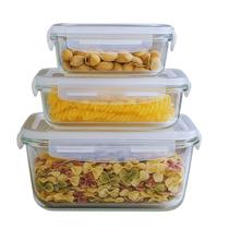 Kit com 3 Potes de Vidro Hermético 4 Travas Anel de Vedação Premium Escolha Azul, Vermelho ou Transparente Kit com 3 Potes de Vidro Hermético 4 Travas Anel de Vedação Premium Escolha Azul, Vermelho ou Transparente