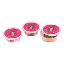 Kit com 3 potes Plásticos kids 210ml Kit com 3 potes Plásticos kids 210ml