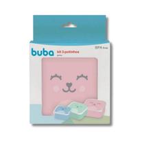 Kit com 3 potinhos gumy rosa - buba Kit com 3 potinhos gumy rosa - buba