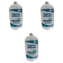 Kit com 3 prado digevet com equipo 500ml