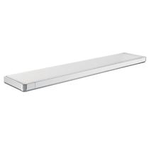 Kit com 3 Prateleira de Vidro 40cm Escala Roca Prata Cromado Kit com 3 Prateleira de Vidro 40cm Escala Roca Prata Cromado