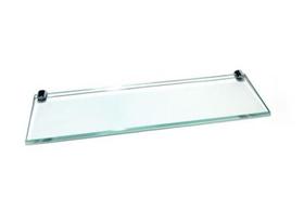 Kit com 3 Prateleiras Em Vidro 20x10 Com Suporte Premium Retangular(8mm) - smart glass