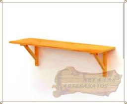 Kit com 3 Prateleiras Tábua de Pinus 70x9 Casa Sala Organizador Kit com 3 Prateleiras Tábua de Pinus 70x9 Casa Sala Organizador