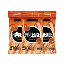 Kit com 3 Preservativo Prudence C & S Churros c/3