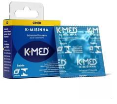 Kit com 3 Preservativos KMed KMisinha Extra Lubrificados de Látex 52mm Conforto e Proteção Kit com 3 Preservativos KMed KMisinha Extra Lubrificados de Látex 52mm Conforto e Proteção
