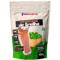 kit com 3 Proteína Vegetal de Ervilha Isolada 450g NewNutrition 1 CAFE + 1 CHOCOLATE + 1 CHOCOMENTA