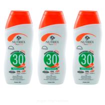 Kit Com 3 Protetor Solar Fps 30 Com Repelente 120ml Nutriex Kit Com 3 Protetor Solar Fps 30 Com Repelente 120ml Nutriex