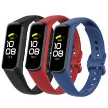 Kit com 3 Pulseiras de Silicone Macio LeongLzt para Galaxy Fit 2