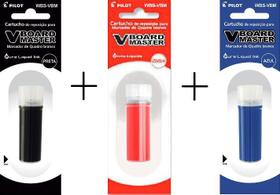 Kit com 3 Refil de Marcador de Quadro Branco Pilot Kit com 3 Refil de Marcador de Quadro Branco Pilot