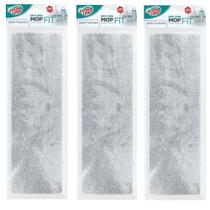 Kit com 3 Refil Microfibra para MOP Lava e Seca FIT Flash Limp RMOP6088