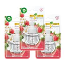 Kit com 3 Refis 16ml Bom Ar Difusor Elétrico Framboesa - Air Wick