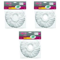 Kit com 3 Refis Noviça De Limpeza Pra Mop Turbo Twister Bettanin BTN1389R