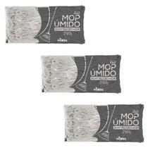 Kit com 3 Refis para Mop Úmido 290g Ponta Cortada Nobre