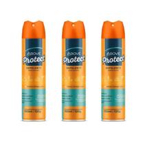 Kit Com 3 Repelente Spray Protect Above Secagem Rápida 150ml Kit Com 3 Repelente Spray Protect Above Secagem Rápida 150ml