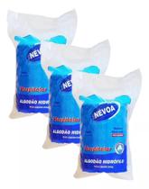 Kit Com 3 Rolos Algodão Hidrófilo 500g - Nevoa