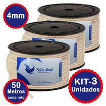Kit Com 3 Rolos de Corda Cordão Para Macrame a Pronta Entrega Kit Com 3 Rolos de Corda Cordão Para Macrame a Pronta Entrega