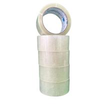 Kit com 3 Rolos de Fita Adesiva Transparente 45x100m Fechamento Seguro Kit com 3 Rolos de Fita Adesiva Transparente 45x100m Fechamento Seguro