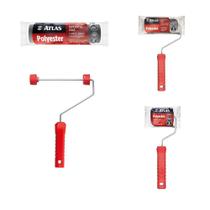 Kit Com 3 Rolos para Pinturas Atlas Kit Com 3 Rolos para Pinturas Atlas
