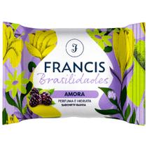 kit com 3 Sabonete em barra Francis Brasilidades 80g