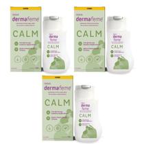 Kit com 3 Sabonete Íntimo Calm Dermafeme 100ml Cimed