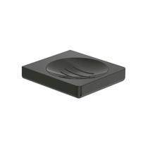 Kit com 3 Saboneteira Tempo Design Elegante Prata/Titanium Black Celite
