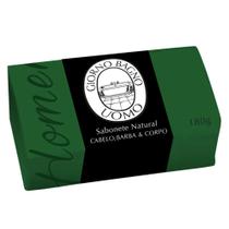 kit com 3 sabonetes Giorno Bagno Uomo 180gr verde masculino kit com 3 sabonetes Giorno Bagno Uomo 180gr verde masculino