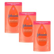 Kit com 3 Sabonetes Líquido Johnson's Cabeça aos Pés Refil 180ml