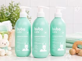 Kit com 3 Sabonetes Líquidos Buba Care Baby 250ml Sem Lágrimas Limpeza Delicada com Aloe Vera e Pantenol para Rosto e Corpo Kit com 3 Sabonetes Líquidos Buba Care Baby 250ml Sem Lágrimas Limpeza Delicada com Aloe Vera e Pantenol para Rosto e Corpo