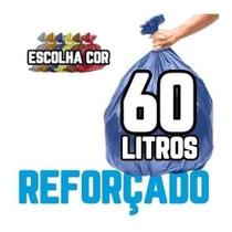 Kit Com 3 Saco De Lixo 60 Litros 100Un Colorido Kit Com 3 Saco De Lixo 60 Litros 100Un Colorido