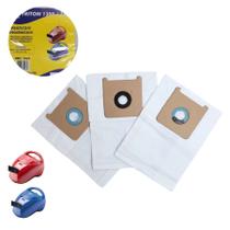Kit com 3 sacos para aspirador de po 100% reciclaveis