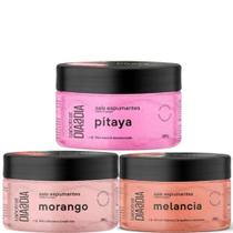 Kit Com 3 Sais De Banho Espumantes Pitaya Melancia Morango - Labotrat