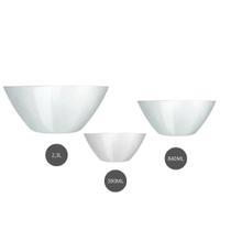 Kit Com 3 Saladeiras Duralex Opaline Kit Com 3 Saladeiras Duralex Opaline