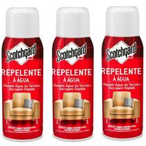 Kit com 3 Scotchgard 3M Protetor de Tecidos Repelente a Agua SPRAY 353ML