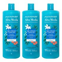 Kit com 3 Shampoo 1L Alfaparf Alta Moda BB Cream - Todos os Tipos de Cabelos