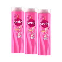 Kit com 3 Shampoos Seda Ceramidas 325ml