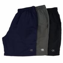 Kit com 3 Shorts Bermudas Ox Silver Tactel Masculino Kit com 3 Shorts Bermudas Ox Silver Tactel Masculino