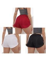 Kit Com 3 Shorts Tactel Boxer Bermuda Short Shortinho Praia