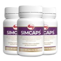 KIT COM 3 SIMCAPS 30 Cápsulas 400 mg - VitaFor - Probiótico em Cápsulas KIT COM 3 SIMCAPS 30 Cápsulas 400 mg - VitaFor - Probiótico em Cápsulas