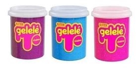 Kit com 3 Slime Gelelé Gliter Para Crianças - Doce Brinquedo