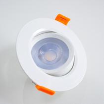 kit com 3 Spot Embutir Direcional Super Led 5w Redondo Branco Frio St478 kit com 3 Spot Embutir Direcional Super Led 5w Redondo Branco Frio St478