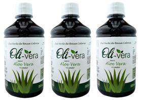 Kit com 3 Suco de Babosa (Aloe Vera) - Limão