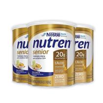 Kit com 3 Suplemento Alimentar Nutren Senior 370g cada Kit com 3 Suplemento Alimentar Nutren Senior 370g cada