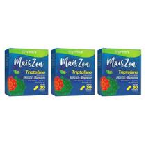 Kit com 3 Suplementos Mais Zen com Passiflora e Triptofano 30 Cápsulas Prevent Pharma Kit com 3 Suplementos Mais Zen com Passiflora e Triptofano 30 Cápsulas Prevent Pharma
