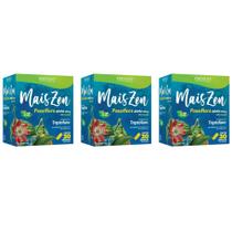 Kit com 3 Suplementos Mais Zen com Passiflora e Triptofano 30 Cápsulas Prevent Pharma