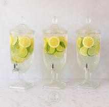 Kit com 3 Suqueiras de Acrílico Diamond 4,5L Cada