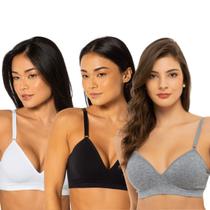 Kit Com 3 Sutiã Bojo Daily Trifil