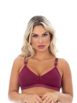 Kit com 3 Sutiãs lisos com Alças Reforçadas e Sem Bojo SKU-0022K3 Kit com 3 Sutiãs lisos com Alças Reforçadas e Sem Bojo SKU-0022K3