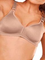 Kit com 3 Sutiãs sem Aro e sem Bojo Demillus 61196/61096 Taça B Kit com 3 Sutiãs sem Aro e sem Bojo Demillus 61196/61096 Taça B